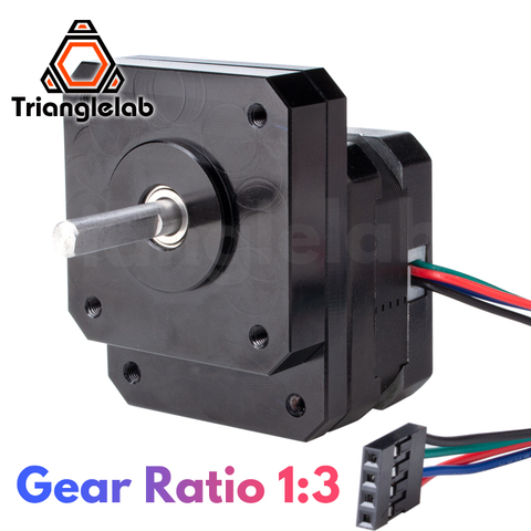 Trianglelab Nema 17 Geared Stepper Motor 1:3 Reducting Stepping Motor For Prusa I3 MK3S Extruder Change 1:3 Gear Ratio ► Photo 1/5