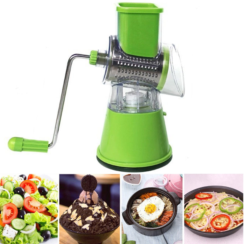 DUOLVQI 4in1 Multifunctional Vegetable Shredder Slicer Cutter Grater with  Stainless Steel Blades Kitchen Tool Kitchen Gadgets - Price history &  Review, AliExpress Seller - Duolvqi Store