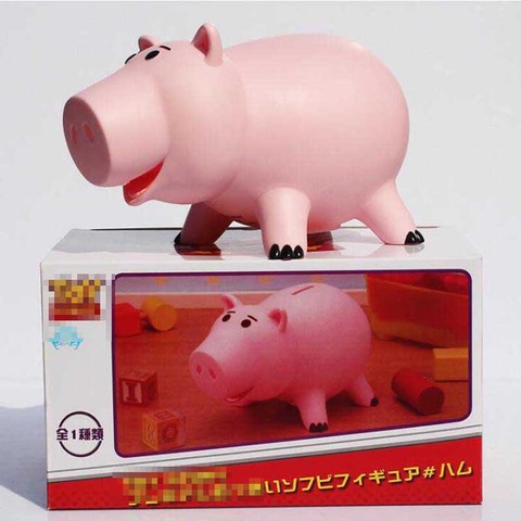 20cm Toy Story 4 Hamm Piggy Bank Pink Pig Coin Box PVC Figure Toy Doll xmas Birthday Gift for Kids ► Photo 1/3