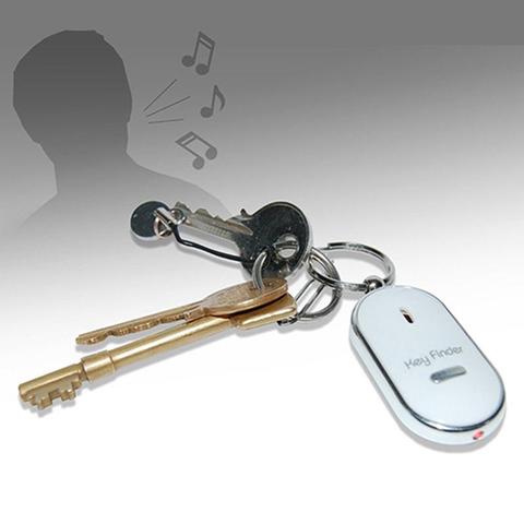 Support Dropshipping Anti-Lost LED Key Finder Find Locator Keychain Whistle Beeps Sound Control Torch ► Photo 1/6