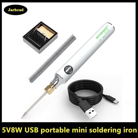 5V8W USB Mini Electric Soldering Iron Outdoor Aerial Work Low Voltage 5v8w Fast Heating Electric Soldering Iron Welding Tool ► Photo 1/6