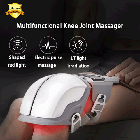 Lifetime Warranty Multifunctional Knee Massage Laser Hyperthermia Electric Shock Pulse Joint Physiotherapy Device Leg Massage ► Photo 1/5