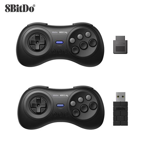 8BitDo M30 2.4G Wireless Gamepad for Sega Genesis/Gega Genesis Mini and Mega Drive/Mini - Sega Genesis Wireless Game Controller ► Photo 1/6