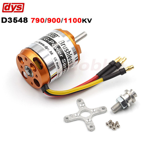 DYS D3548 3548 790KV 900KV 1100KV 3-5S Lipo FPV Brushless Motor 5mm Shaft 156g 35*48MM Large Thrust For RC FPV Quadcopter Drones ► Photo 1/6