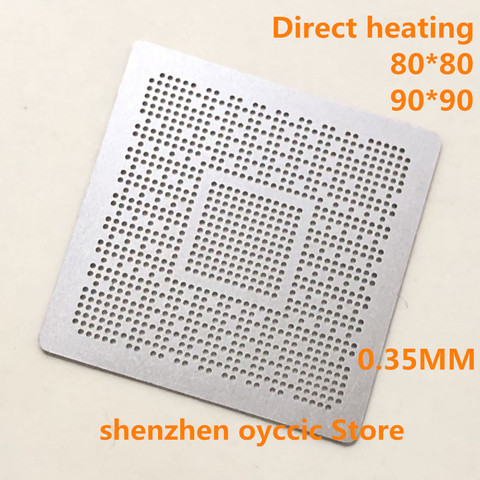 Direct heating  80*80  90*90   ODNX02-A2   ODNX02 -A2  0.35MM  BGA  Stencil Template ► Photo 1/4