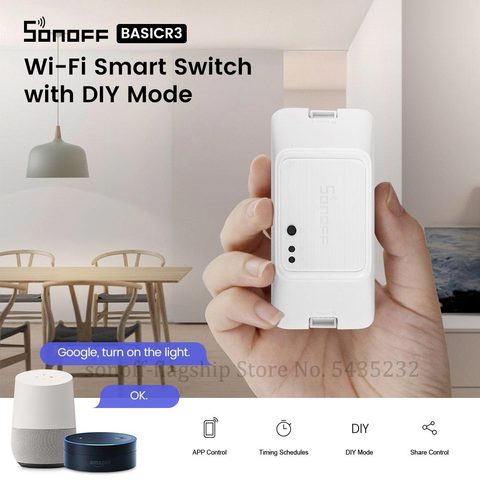 Itead SONOFF Basic R3 Wifi Smart Switch Module Via e-Welink Remote Control Wifi Switch Domotica Light Controller Switch Timer ► Photo 1/6