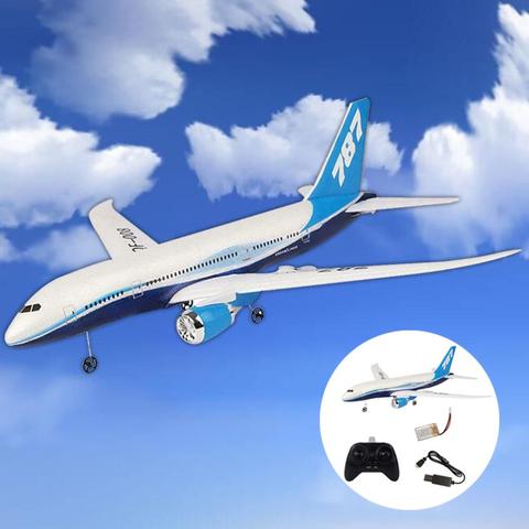 DIY EPP Remote Control Aircraft RC Drone Boeing 787 Fixed Wing Plane Kit Toy six-axis gyroscope  Playing with children ► Photo 1/6