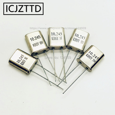 50PCS 49U 2P 9.000MHZ 9.000M 9MHZ 9M 10.000MHZ 10.000M 10MHZ 10M 10.000 10.245MHZ 10.245M 10.245 HC-49U HC-49/U 11.35mmx4.65mm ► Photo 1/4