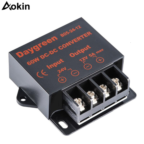 Car LED Step Down DC DC Converter Voltage Regulator Reducer Car 24V to 12V 5A DC DC Converter Regulator Power Buck Module ► Photo 1/1