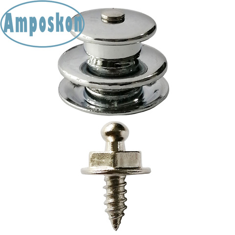 10 Pcs / 5 Sets Boat Canvas Snaps Fastener Upper Part / Lower Part Chrome Plated Brass for Boat RV Canvas Canopies Yacht ► Photo 1/6