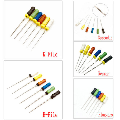 Dental K/H/S/R Files Root Canal Files Plugger Spreader Dental K REAMER Endodontics Limas Dental Instrument ► Photo 1/6