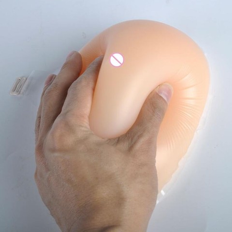 A-HH portable hook silicone breast prosthesis False breast pad triangle silicone breast Forms Fake Boobs Drag Queen Crossdresser ► Photo 1/6