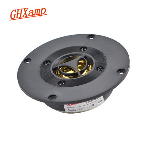 GHXAMP 4 inch Dome Tweeter Speakers Golden Polyester Soft Film TREBLE Loudspeaker Home Theater DIY 8OHM 30W 1PCS ► Photo 1/6