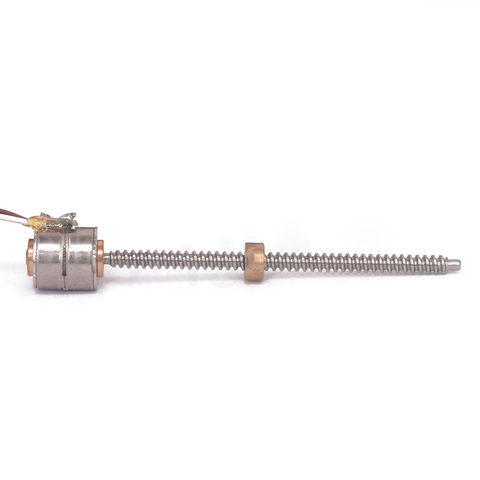 Micro 10mm Stepping Motor 5V 2 phase 4 wire Mini Stepper Precision Long Linear lead screw Nut slider ► Photo 1/6