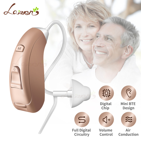 Rechargeable hearing aid in the ear sound amplifiers audifonos hearing aid  for elderly deaf air conduction wireless headphones