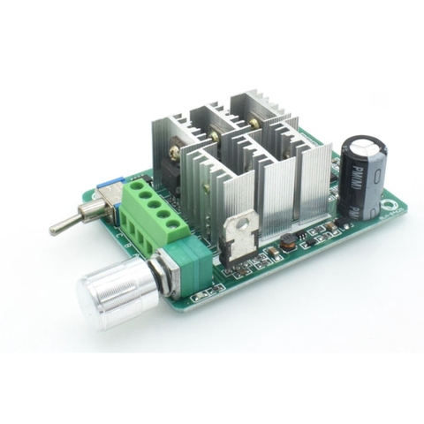 BLDC Three-Phase Sensorless Brushless Motor Speed Controller Explosive Fan Drive DC 5-36V 12V 24V With Potentiometer Switch ► Photo 1/5