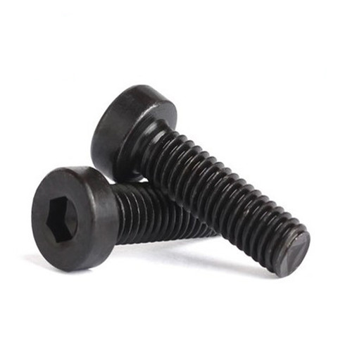 10-50pcs M3 M4 M5 M6 M8 Grade 8.8 steel Black DIN7984 Hex Hexagon Socket Thin Low Short Head Allen Cap Screw Bolt ► Photo 1/3