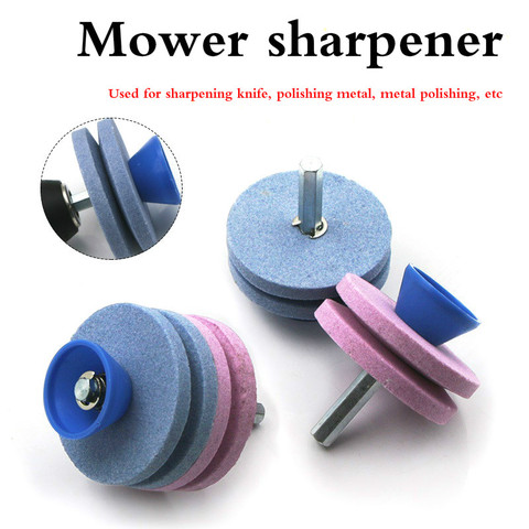 2022 NEW Blade Garden Tools Fastest Knife Sharpener Blade Universal Grinding Rotary Drill Cutter Lawnmower Knife Sharpener ► Photo 1/5