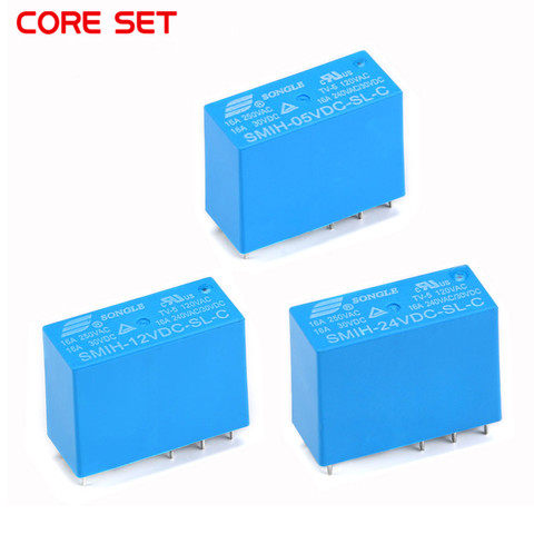 SMIH-05VDC-SL-C SMIH-12VDC-SL-C SMIH-24VDC-SL-C 05 12 24 V Relays 16A 250V 8pin A Set Of Conversion 14FH Compound type ► Photo 1/6