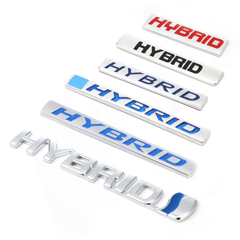 Car Sticker Auto Hybrid Logo Emblem Refitting Badge Decal For Toyota Nissan Camry Subaru Volkswagen golf Lexus BMW Audi Honda ► Photo 1/6