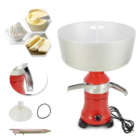 110V/220V Fresh Milk Cream Electric Centrifugal Separator Metal 80L/h US EU Stock ► Photo 1/6