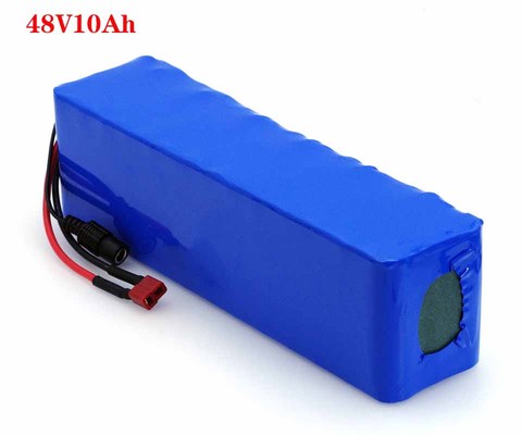 Original 48v lithiumion battery 48v 10Ah 1000w 13S3P Lithium ion Battery Pack For Electric bicycle Scooter with BMS+charger ► Photo 1/5