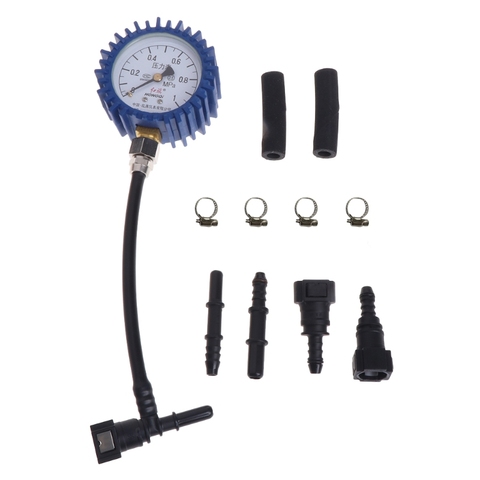 Motorcycle Car Fuel Pressure Gauge Car Gasoline Pressure Gauge Meter Tester Tool ► Photo 1/6