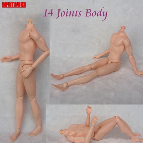 26cm 14 Moveable Jointed Doll Body For Boy Doll Ken 1/6 Male MAN Naked Body Prince Ken Nude Doll Accessories DIY Learning Toys ► Photo 1/4
