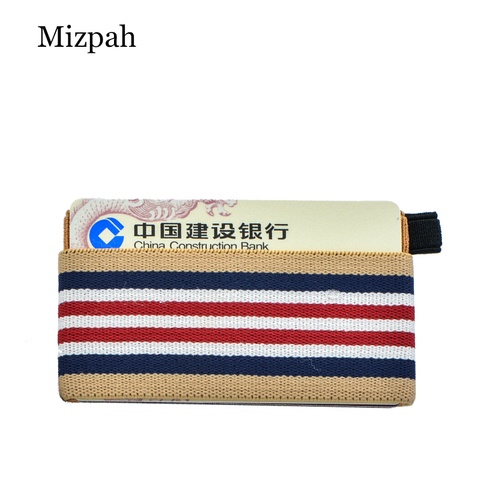Minimalist Super Slim  Credit Card holder Elastic Mini  Wallet ► Photo 1/6