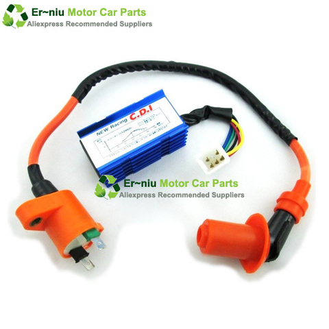 dio Racing CDI + Ignition Coil for Honda NQ50 NB50 Elite Spree SA50 CH80 DIO Scooter ► Photo 1/4