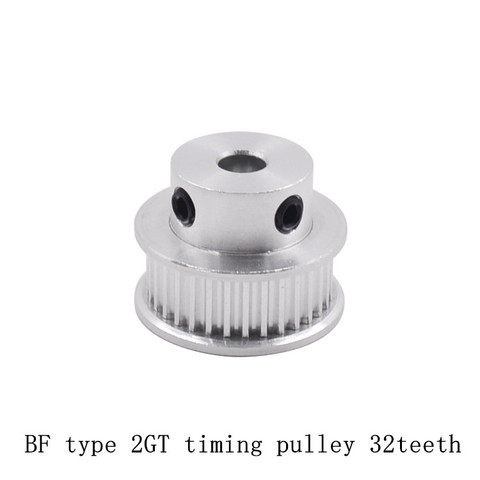 32 teeth GT2 Timing Pulley Bore 5mm 6mm 6.35mm 8mm 10mm for belt used in linear 2GT pulley 32Teeth 32T ► Photo 1/5