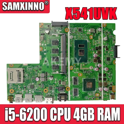 X541UVK motherboard For ASUS X541UVK X541UJ X541UV X541U F541U R541U laptop motherboard i3 i5 i7 CPU 4G/8G-RAM GT920M/GT940M 2G ► Photo 1/5