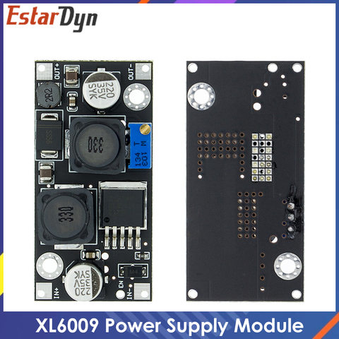 XL6019 (XL6009 upgrade) Automatic step-up step-down Dc-Dc Adjustable Converter Power Supply Module 20W 5-32V to 1.3-35V ► Photo 1/6