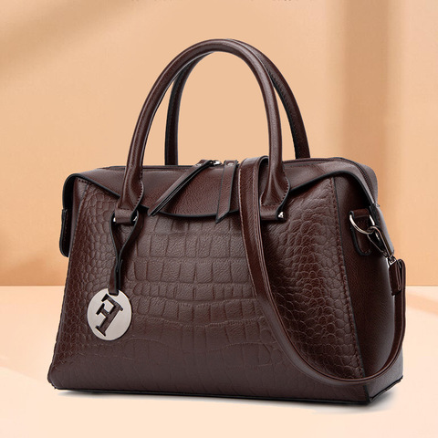 FUNMARDI Luxury Crocodile Pattern Handbag Luxury Design Women Bag High Quality Shoulder Bag Fashion Trendy Crossbody Bags Female ► Photo 1/6