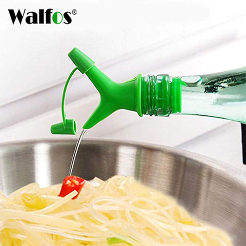 WALFOS New Plastic Oil Bottle Mouth Stopper Sauce Bottles Nozzle Caps Wine Stopper Double Oil Bottle Mouth Stopper ► Photo 1/6