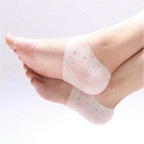 2Pcs New Silicone Feet Care Socks Moisturizing Gel Heel Thin Socks with Hole Cracked Foot Skin Care Protectors Foot Care Tool ► Photo 1/6