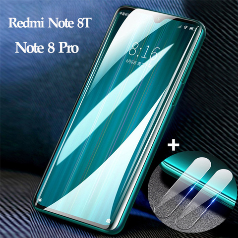 2022 Full Cover Tempered Glass for Redmi Note 8 Pro Xiaomi Redmi Note 8T Screen Protector Camera стекло redmi note 8 t pro glass ► Photo 1/6