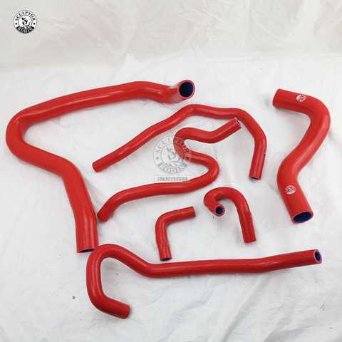 SILICONE RADIATOR HOSE KIT FOR HONDA ACCORD SiR-T F20B CF4 Euro-R CL1 97-00 (7PCS) red/blue/black ► Photo 1/4