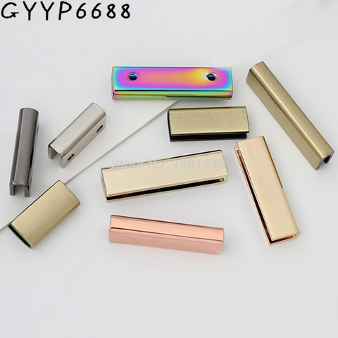 10-30pcs 8 colors 20mm 25mm 34mm 38mm rainbow bag decoration clips in screws straps finished clasp fashion belt clasp wholesale ► Photo 1/6