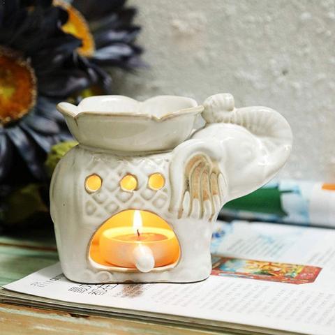 Candle Fragrance Lamp Oil Furnace Bamboo Frame Aroma Aromatherapy Home Vase Decoration Holder Candlestick Stove Candle Burn V4P2 ► Photo 1/6
