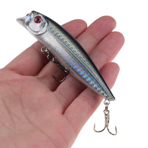 9CM/11.5G Wobblers Floating Fishing Popper Lure Isca Artificial Hard Bait Minnow Lure Pesca Fishing Crankbait Tackle ► Photo 1/6