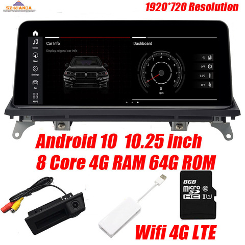 Android 10.0 car dvd player for BMW X5 E70 X6 E71 (2007-2013) CCC CIC system autoradio gps navigation Car multimedia System PC ► Photo 1/6