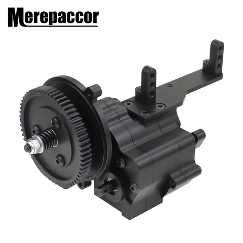 Metal CNC Chassis / Gear Box Transfer Case Center Gearbox Transmission Case 2 Speed for 1/10 Axial SCX10 Wraith 90018 RC Crawler ► Photo 1/6