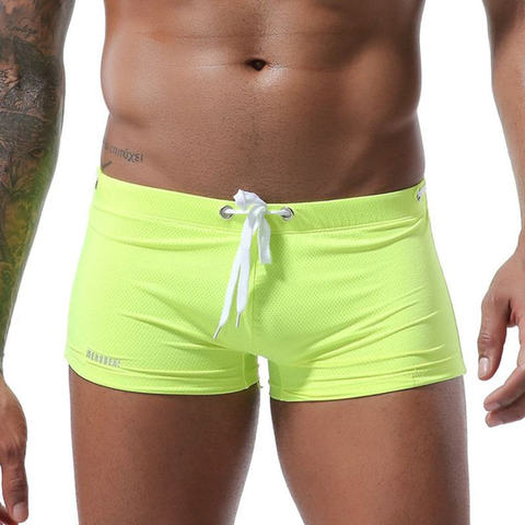 Mens Swim Trunks Sexy Swimwear Men Swimming Surf Bathing Suit Boxer Briefs Shorts Menssexi Swimsuit maillot de bain homme 2022 ► Photo 1/6