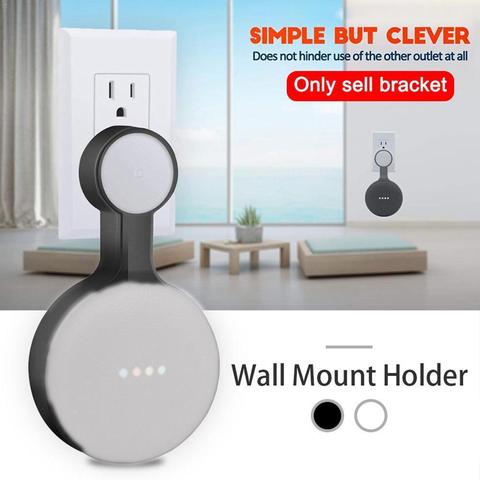 Outlet Wall Mount Holder For Google Home Mini (1st (2st Gen) Nest Management For Google Smart Speaker Mini Gen) Cord X9E2 ► Photo 1/1