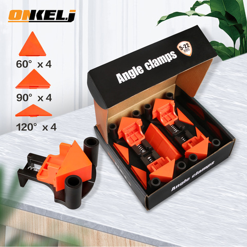 Free Shipping Angle Clamps 60 90 120 Degree Holder Frame Clamp for Woord Working Tools Installer ► Photo 1/5