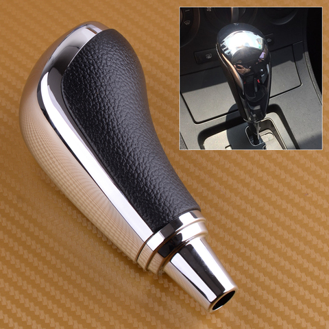 CITALL Black Chrome Plated Car Automatic Transmission Gear Shift Knob Fit for Mazda 6 3 5 8 CX-7 2011 ► Photo 1/2