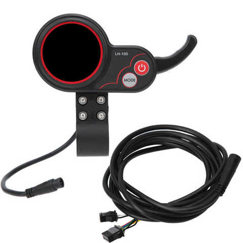 LH100 24V/36V/48V/60V E-bike Display Thumb Throttle 2 in 1 Speedometer Control Panel for Electric Bike Bicycle Scooter E-bike ► Photo 1/6