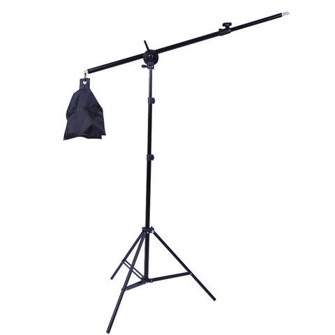 Photo Studio 2M 2-in-1 Light Stand with 1.4M Boom Arm And Empty Sandbag For Supporting Softbox Lighting Photography Tripod ► Photo 1/6