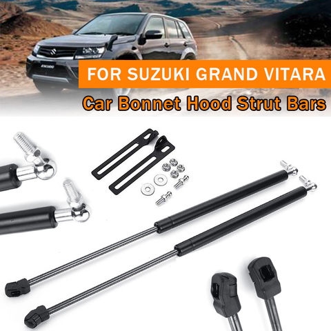 2Pcs Car Front Engine Cover Bonnet Hood Shock Lift Struts Bar Support Rod Arm Gas Spring For Suzuki Grand Vitara 2012 2013-2022 ► Photo 1/6
